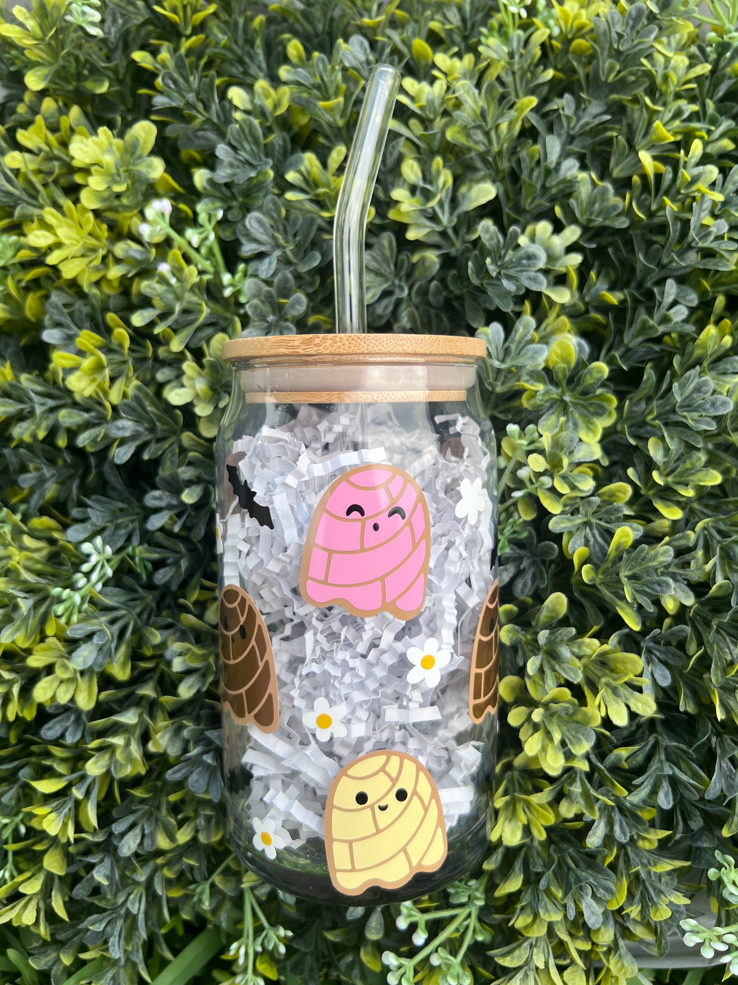 Ghost Concha Glass Can