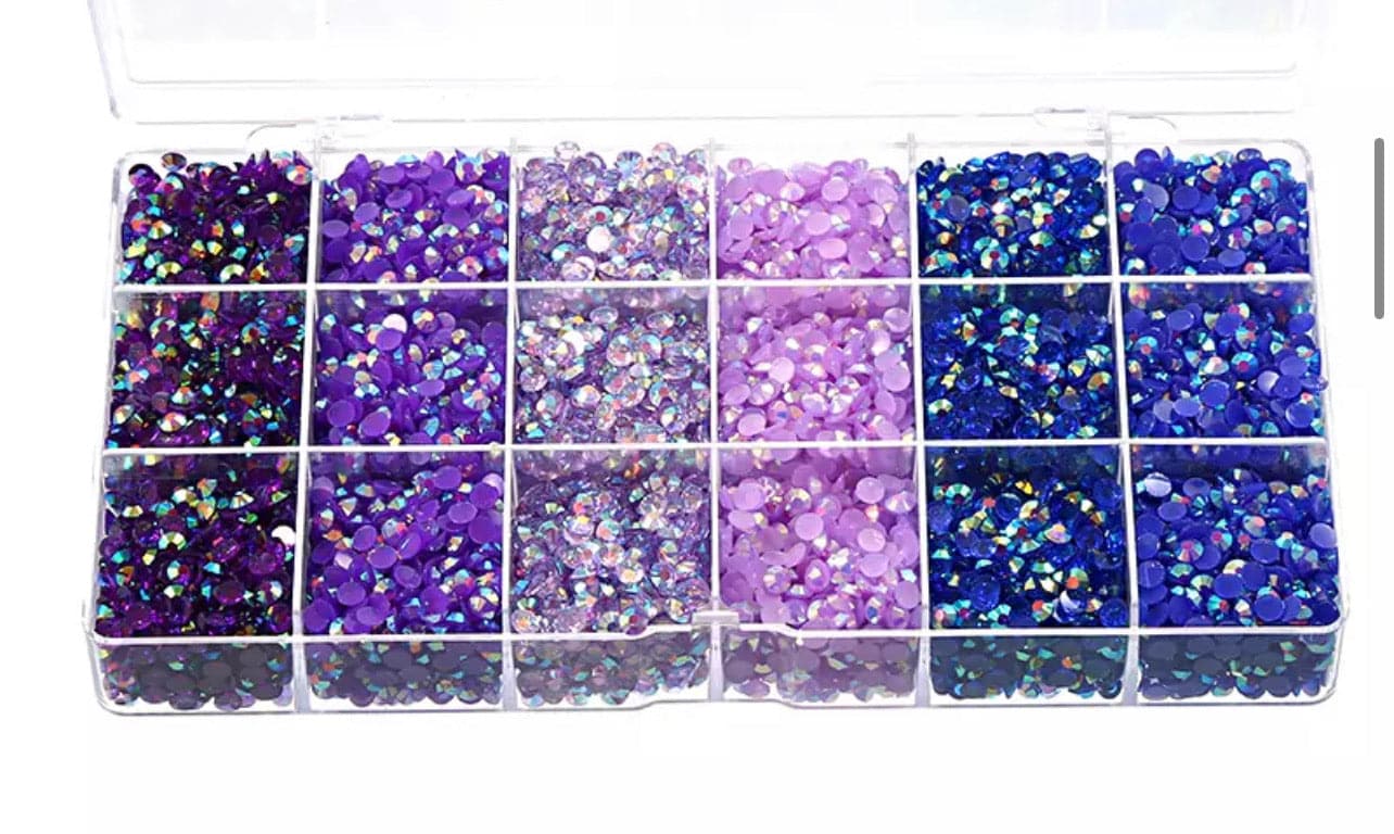 4MM Purple Phantom Rhinestone Kit