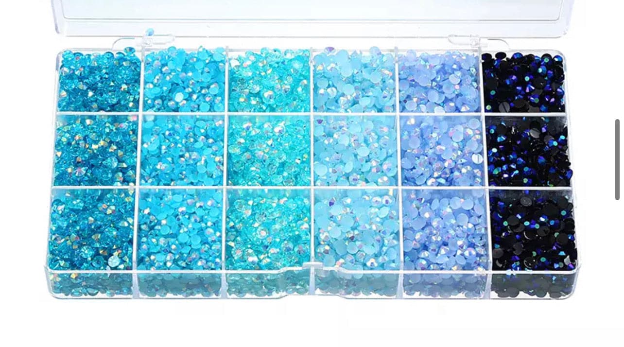 4MM Sea Star Blue Rhinestone Kit