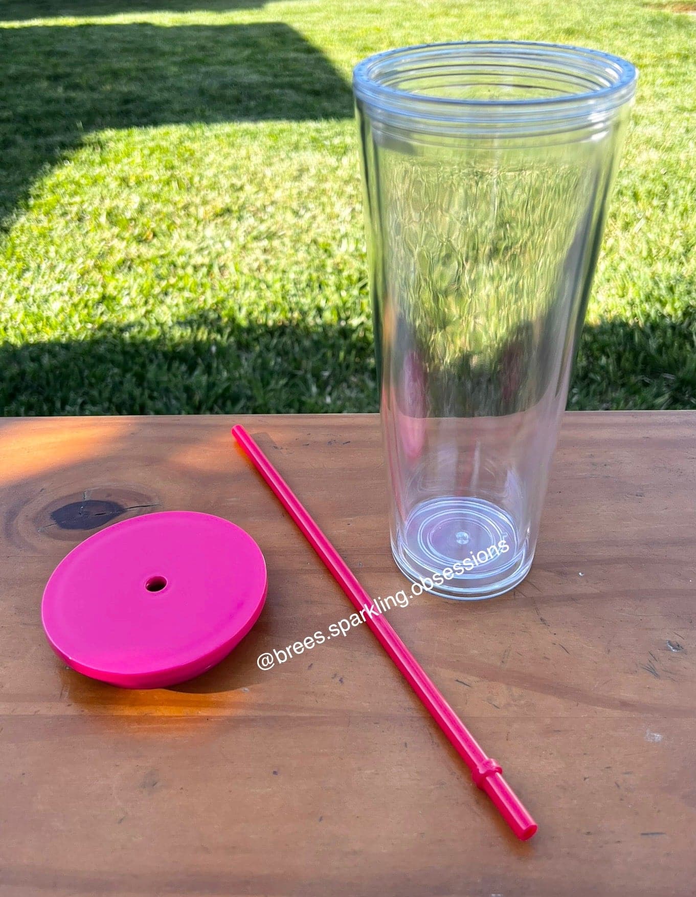 Light Red 24oz Double Wall Tumblers