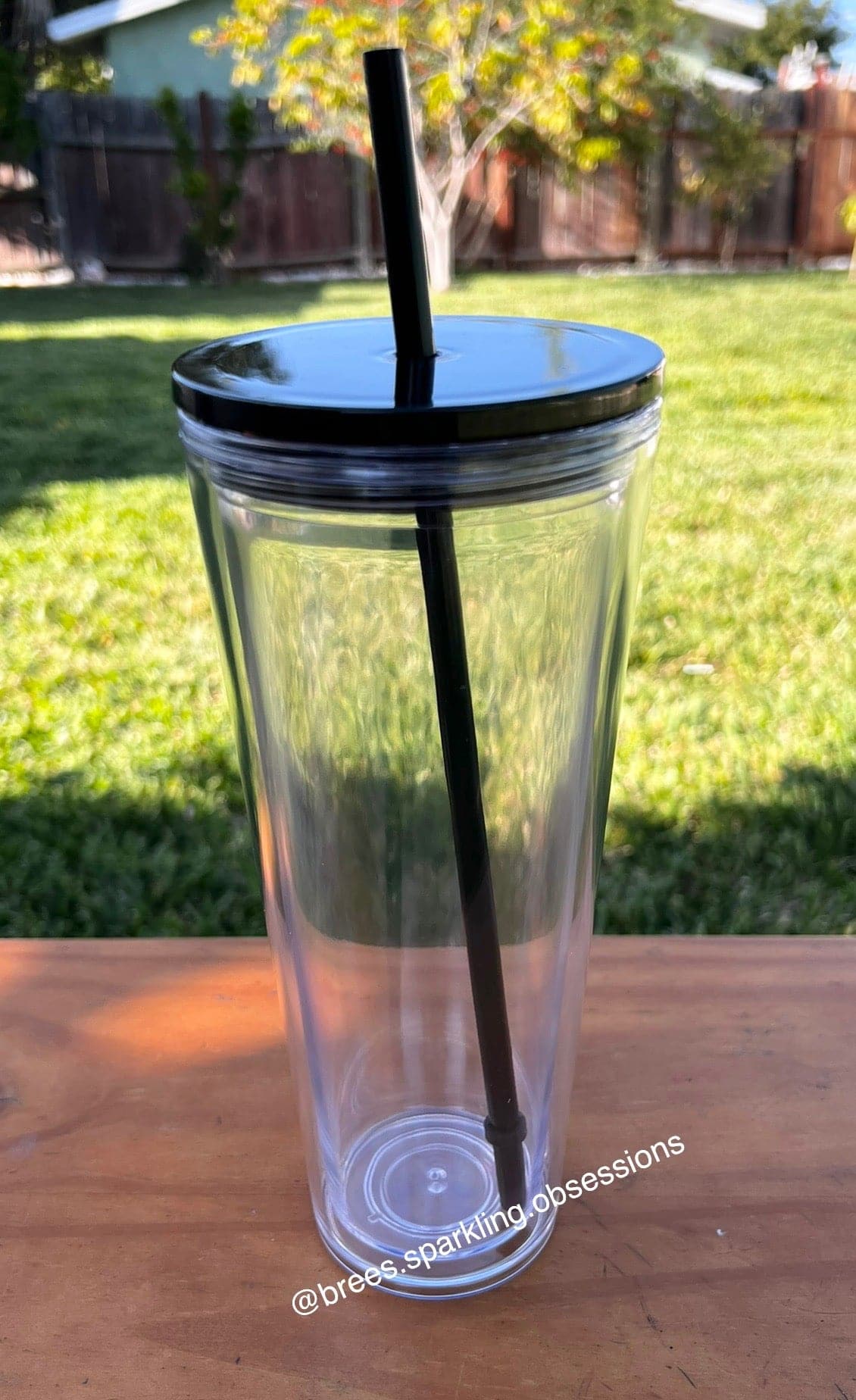 Black 24oz Double Wall Tumblers
