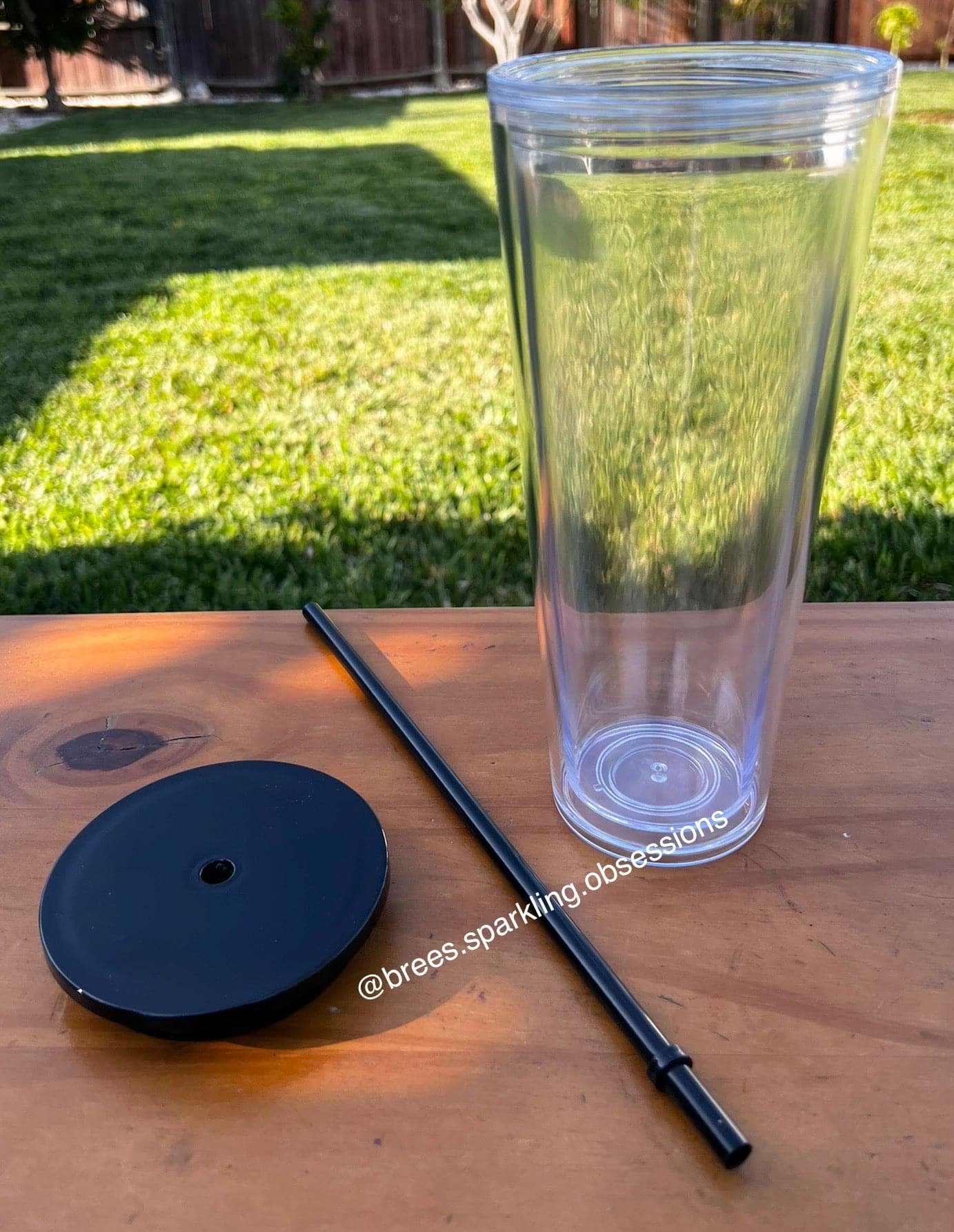 Black 24oz Double Wall Tumblers