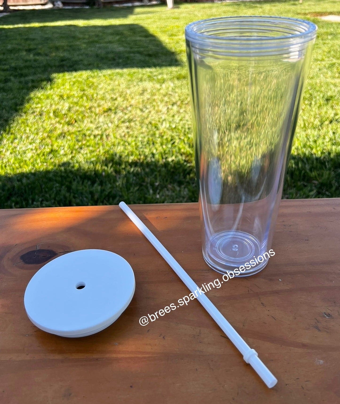 White 24oz Double Wall Tumblers