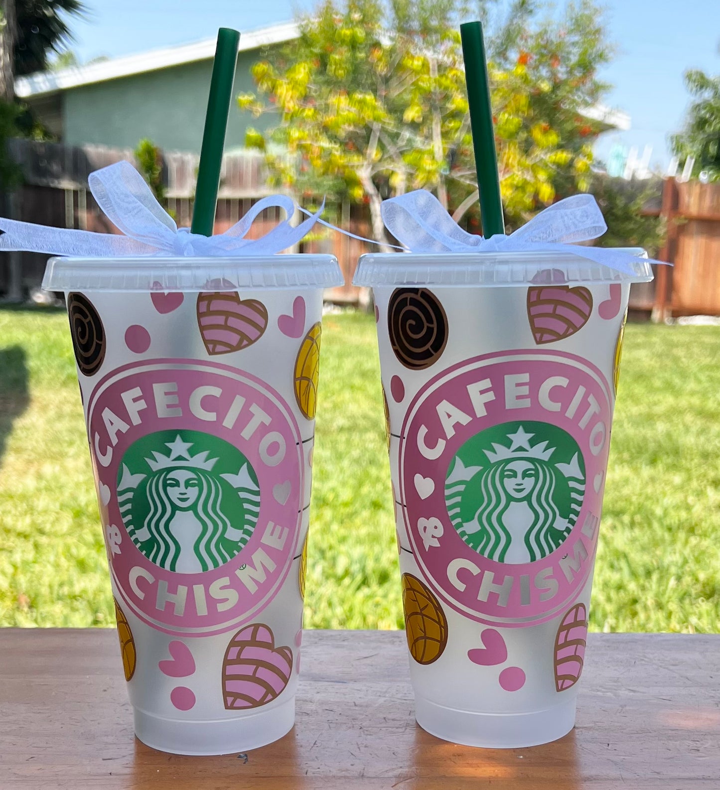 Cafecito & Chisme 24oz Cold Cup