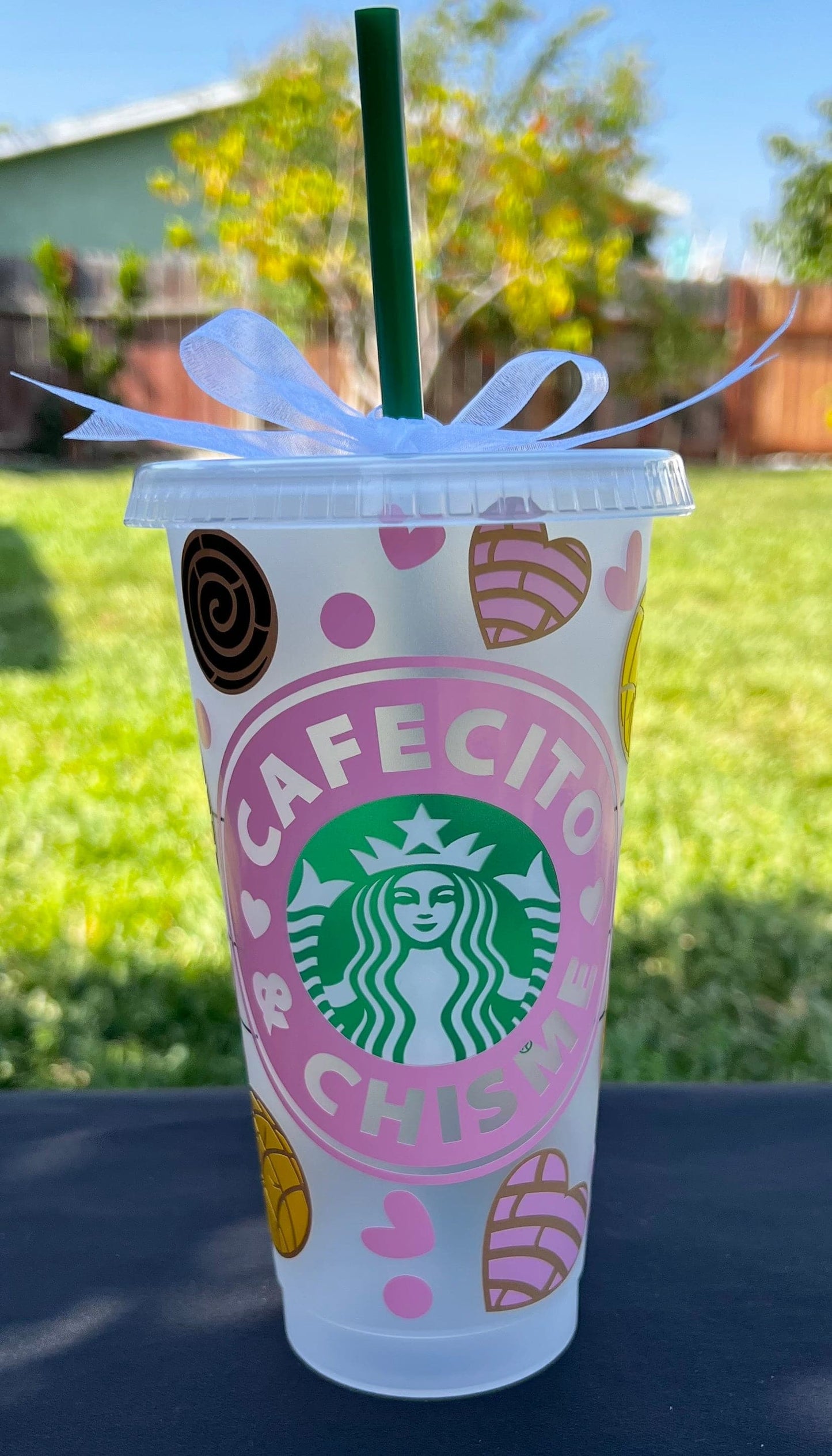 Cafecito & Chisme 24oz Cold Cup