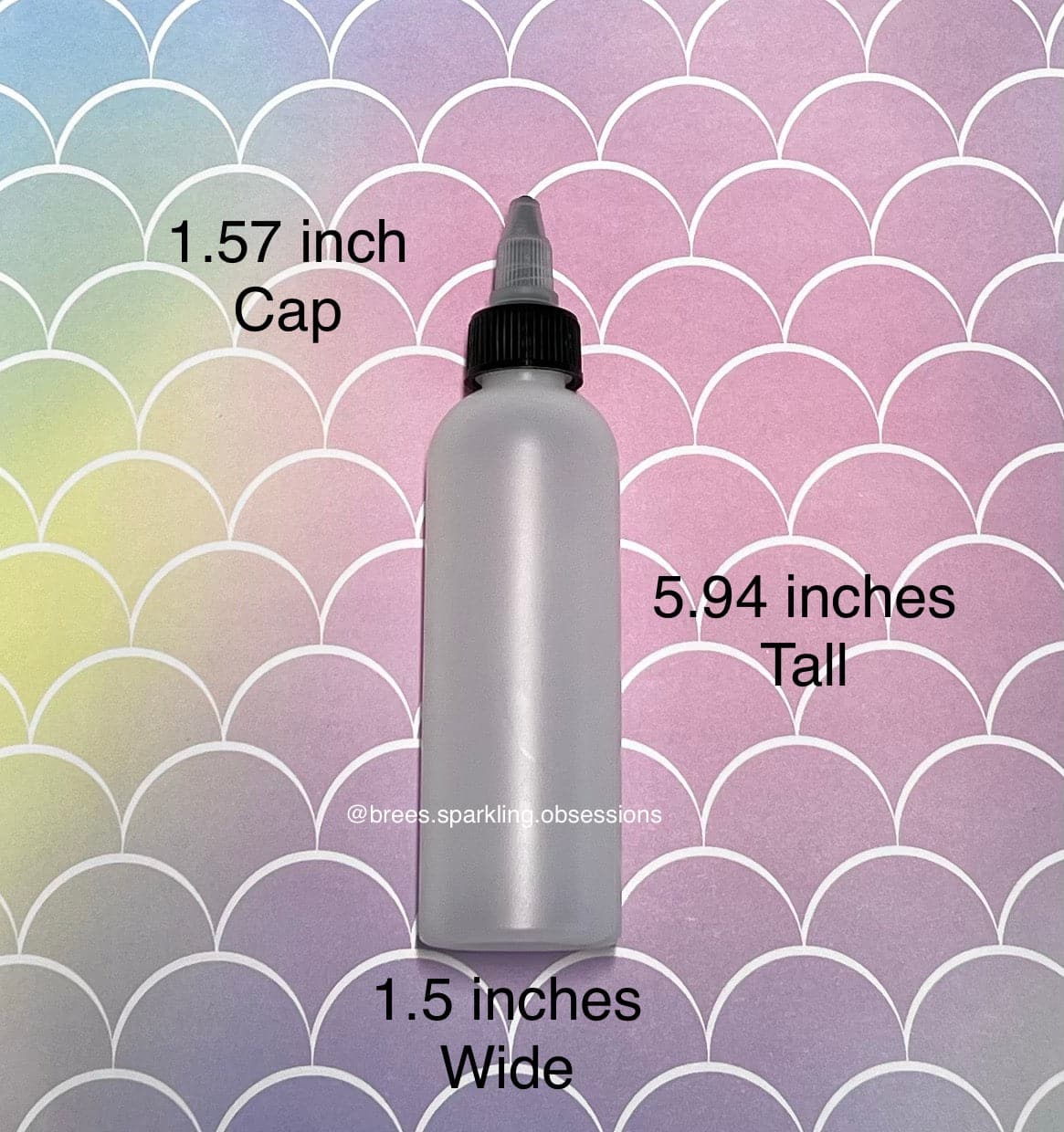 4 oz Plastic Dispensing Bottle with Twist Top